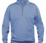 Basichalfzip - Hellblau
