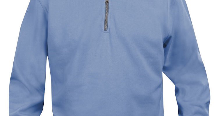 Basichalfzip - Hellblau