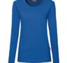 Langärmliges Damen T-shirt - Blau