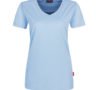einfarbiges Damen T-Shirt - Hellblau