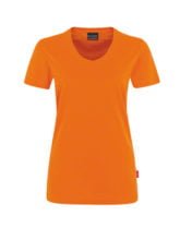einfarbiges Damen T-Shirt - Orange