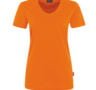 einfarbiges Damen T-Shirt - Orange