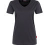einfarbiges Damen T-Shirt - Grau