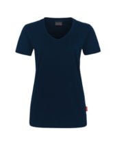 einfarbiges Damen T-Shirt - Marine