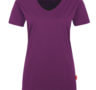einfarbiges Damen T-Shirt - Lila