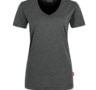 einfarbiges Damen T-Shirt - Grau