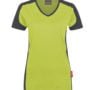 zweifarbiges Damen-T-Shirt - Gelb