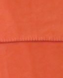 Farbmuster orange unserer Fleecedecke zum sticken oder lasern.