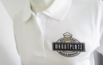 Ein anspruchsvolles Logo für Hemden, Blusen und Poloshirts des Service-Personals.