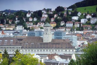 St Gallen, Sicht von oben