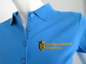 Bestickte Polo-Shirts für einen einheitlichen Auftritt.
