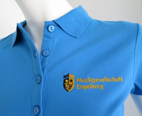 Bestickte Polo-Shirts für einen einheitlichen Auftritt.