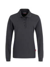 Langarm - Poloshirt - Dunkelgrau