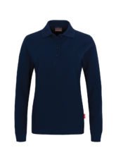 Langarm - Poloshirt - Marine