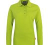 Langarm - Poloshirt - Hellgrün