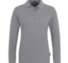 Langarm - Poloshirt - Grau