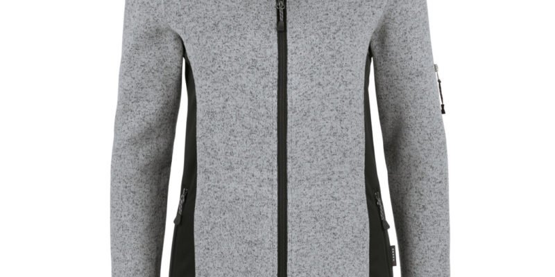 Fleece - Reißverschluss - Weiß