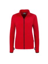 Fleece - Reißverschluss - Rot