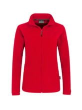 Fleece - Reißverschluss - Rot