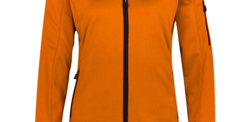 Fleece - Reißverschluss - Orange