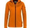 Fleece - Reißverschluss - Orange