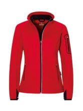 Fleece - Reißverschluss - Rot
