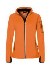 Fleece - Reißverschluss - Orange