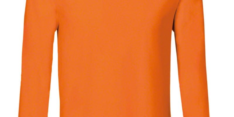 Langärmliges T-shirt - Orange