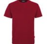 einfarbiges T-Shirt - Burgund