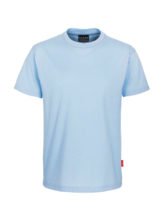 einfarbiges T-Shirt - Hellblau