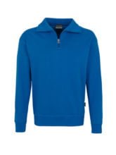 Reißverschluss-Sweater - Blau