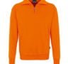 Reißverschluss-Sweater - Orange