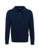Reißverschluss-Sweater - Marine
