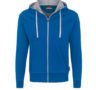 Kapuzenpullover - Reißverschluss - Blau