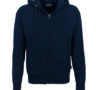 Kapuzenpullover - Reißverschluss - Marine