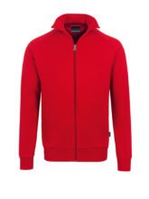 Reißverschluss-Sweater - Rot