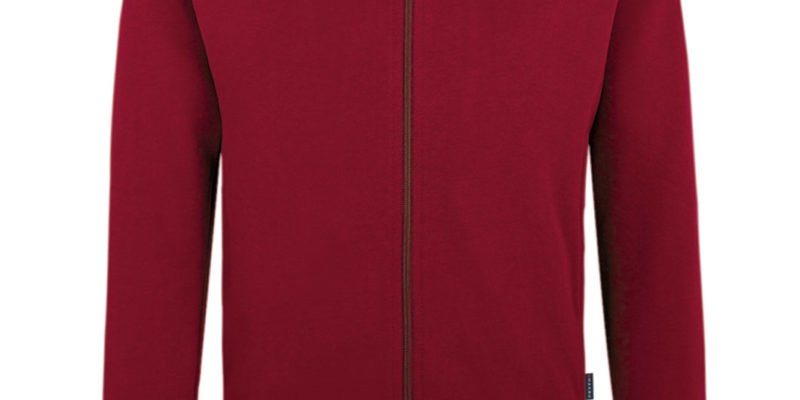 Reißverschluss-Sweater - Burgund