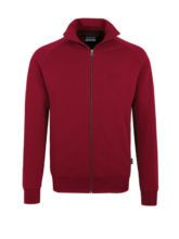 Reißverschluss-Sweater - Burgund