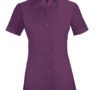 Kurzarm-Hemd - Lila