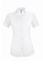 Kurzarm-Hemd - Weiß