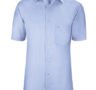Kurzarm-Hemd - Hellblau