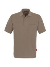 Polo T-Shirt - Hellbraun