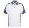 zweifarbige Polo T-shirt - Weiß - Grau