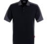zweifarbige Polo T-shirt - Schwarz - Grau