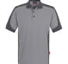zweifarbige Polo T-shirt - Grau