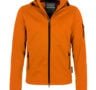 Fleece - Reißverschluss - Orange