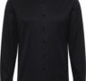 ETERNA Herrenhemd blickdicht, slim fit, schwarz
