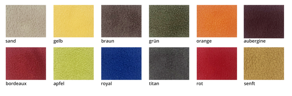 fleecedecke-farbauswahl - Tonsai.ch